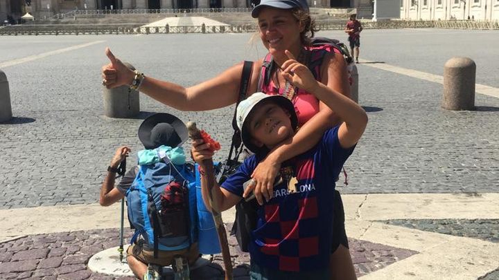 Ce sont essentiellement des randonneurs qui marchent seuls ou à deux, qui sont en recherche de bien-être intérieur et de contact avec la nature qui parcourent la Via Francigena. (CELINE ANAYA GAUTHIER)