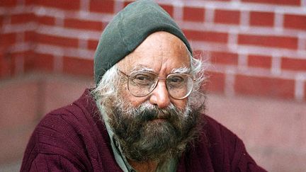 Khushwant Singh début 2004 à New Delhi
 (Strdel / AFP)