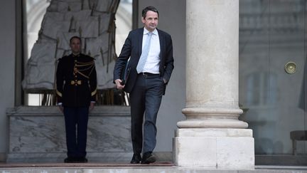 Thierry Mandon, ancien secrétaire d'État à la sortie du conseil des Ministres le 3 mai 2017 à l'Élysée. (STEPHANE DE SAKUTIN / AFP)