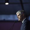 Laurent Wauquiez, le 16 mars 2019, à Lyon, lors du conseil national des Républicains. (ROMAIN LAFABREGUE / AFP)