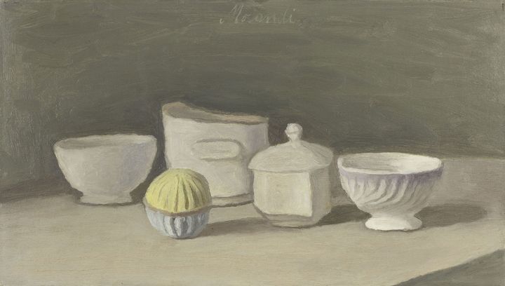 Giorgio Morandi "Natura-morta", Paris, musee national d'Art moderne-Centre Pompidou&nbsp; (© Centre Pompidou-MNAM-CCI, dist.-RMN-Grand-Palais Bertrand-Prevost © Adagp, Paris, 2022)