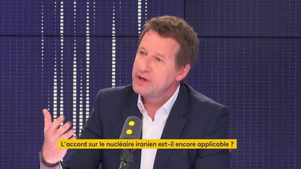 Yannick Jadot étaitl l'invité de franceinfo le 11 mai 2018. (FRANCEINFO / RADIOFRANCE)