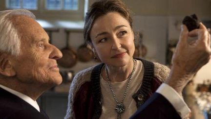 Jean d&#039;Ormesson et Catherine Frot dans &quot;Les saveurs du palais&quot;
 (DR)