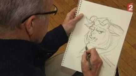 Le crayon d&#039;or de Disney, Glen Keane, expose à Paris
 (Culturebox)