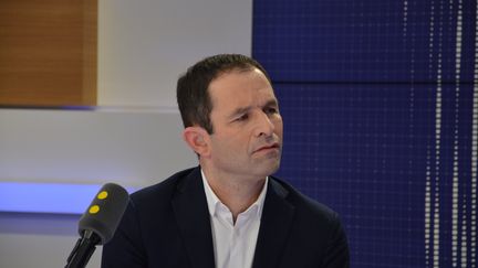 Benoît Hamon, ancien ministre de l’Education nationale, ancien candidat socialiste à l’élection présidentielle. (JEAN-CHRISTOPHE BOURDILLAT / RADIO FRANCE)