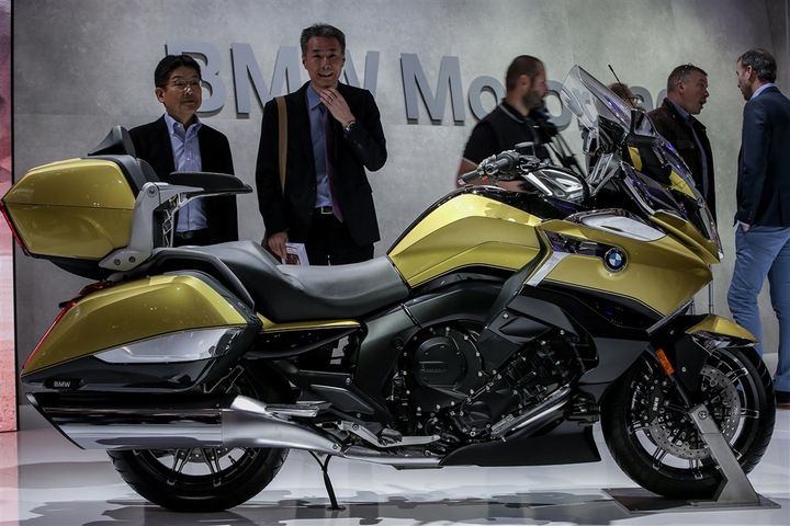 La BMW K 1600 Grand America destinée à concurrencer la Goldwing. (EICMA)