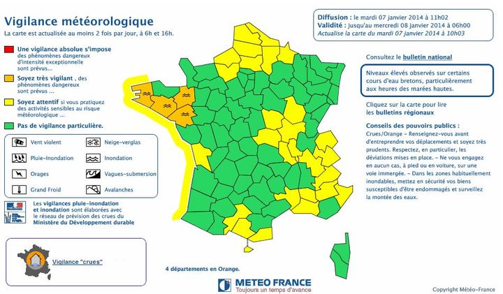 &nbsp; ( METEO FRANCE)