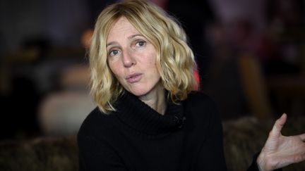 Sandrine Kiberlain lors du Festival du film de comédie de L'Alpe d'Huez, le 17 janvier 2019 (JEAN-PHILIPPE KSIAZEK / AFP)