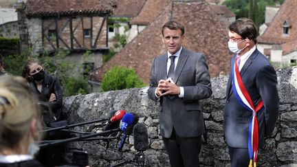 Emmanuel Macron : le président en campagne dans le Lot