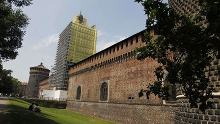 Le château des Sforza, à Milan, où sont conservés des dessins que deux experts attribuent au Caravage
 (Luca Bruno/AP/SIPA)