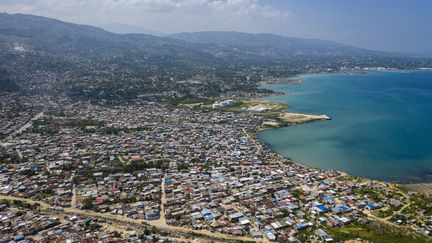 Le quartier de Martissant, à Port-au-Prince, en Haïti, le 28 octobre 2021.&nbsp; (RICARDO ARDUENGO / AFP)