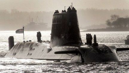 Le sous-marin «Astute» rejoint sa base de Faslane en Ecosse. (AFP/Andy Buchanan)