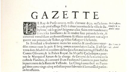 &nbsp; (Qui créa le premier journal français, baptisé La Gazette, en 1631 ?)