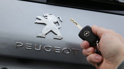 PSA Peugeot Citroën a officialisé le rachat d'Opel le 6 mars 2017 (MAXPPP)