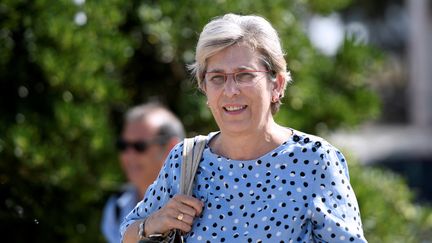 La sénatrice Marie-Noëlle Lienemann à une réunion des "frondeurs" du PS lors de l'université d'été du parti à La Rochelle, le 10 septembre 2016. (XAVIER LEOTY / AFP)