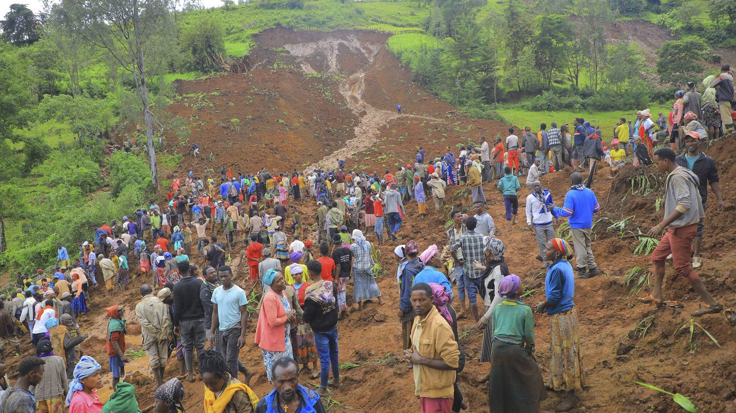 Bij een aardverschuiving komen in Ethiopië zeker 146 mensen om het leven