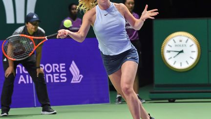 Elina Svitolina stoppe Naomi Osaka (6-4 6-2). (ROSLAN RAHMAN / AFP)