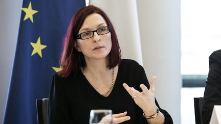 La directrice de l'Institut national du service public, Maryvonne Le Brignonen, le 10 décembre 2019 à Paris. (MAXPPP)