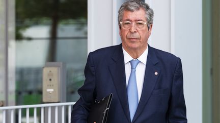 Le maire de Levallois-Perret (Hauts-de-Seine) arrive au palais de justice de Paris, le 22 mai 2019.&nbsp; (AFP)