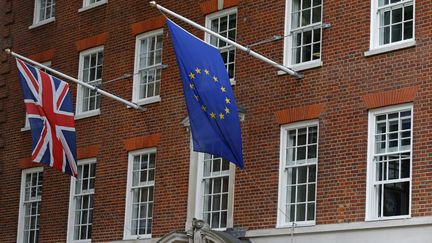 Le siège de la représentation britannique au sein de la Commission européenne, à Londres, le 28 juin 2016.&nbsp; (ODD ANDERSEN / AFP)