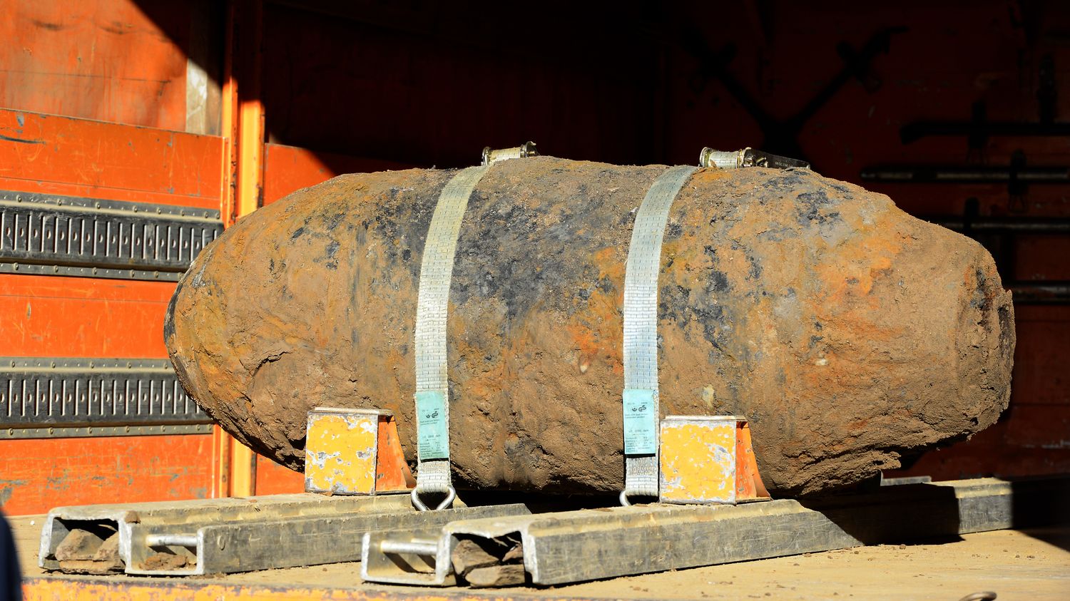 Allemagne une bombe de 500 kg  datant de  la Seconde 