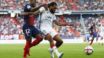 Jason Denayer, sous le maillot de Lyon. (CHARLY TRIBALLEAU / AFP)