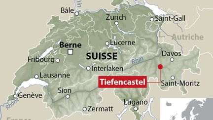 &nbsp; (L'accident a eu lieu à Tiefencastel, dans la partie montagneuse de l'Est de la Suisse)