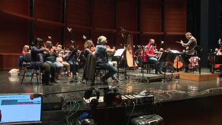 L'Orchestre Dijon Bourgogne s'entraîne pour l'enregistrement du disque hommage à Astor Piazzolla. (France 3 Dijon)