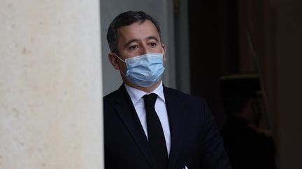 Le ministre de l'Intérieur, Gérald Darmanin, à l'Elysée, à Paris, le 24 novembre 2021.&nbsp; (THOMAS COEX / AFP)