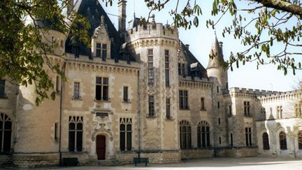 Vue de l'intérieur du château de Montaigne (1533-1592) à Saint-Michel-de-Montaigne.
 (Hachedé/ AFP)