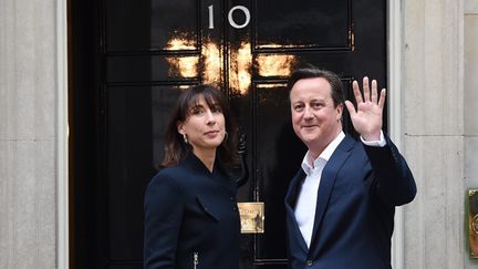 &nbsp; (Le Premier ministre, David Cameron reste au 10, Downing Street à Londres © MaxPPP)