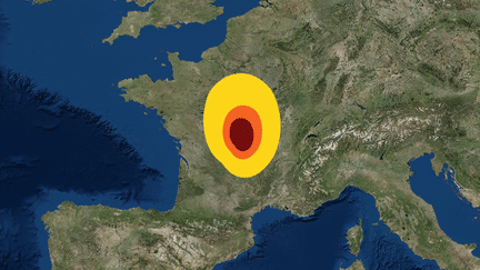 CARTE. Quelle est la taille de l'ouragan Irma par rapport à la France métropolitaine ? (NICOLAS ENAULT / CARTO)