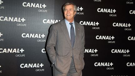 Le président du conseil de surveillance du groupe Canal+, Vincent Bolloré, arrive à un dîner du groupe, le 4 février 2016, à Paris. (NIVIERE/SIPA)