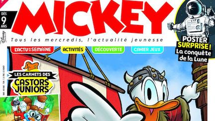 La nouvelle mouture du Journal de Mickey, en kiosque le 31 août 2022. (UNIQUE HERITAGE MEDIA / DISNEY)