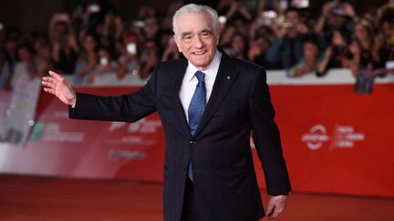 Le réalisateur américain Martin Scorsese sur le tapis rouge du 14e Festival de film de Rome, le 21 octobre 2019, pour la projection de "The Irishman". (EKATERINA CHESNOKOVA / SPUTNIK)