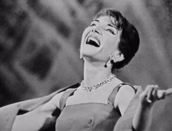 La Callas lors d'un récital à l'Opéra Garnier dans les années 1960. (Opéra de Paris)