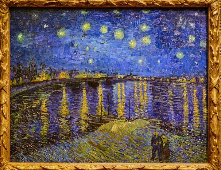 "La Nuit étoilée" de Vincent Van Gogh au musée d'Orsay à Paris. (MORANDI TUUL ET BRUNO / HEMIS.FR / HEMIS.FR)