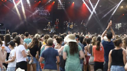 Au festival Solidays le 24 juin 2017
 (Frédéric Dugit / PhotoPQR / Le Parisien / MaxPPP)