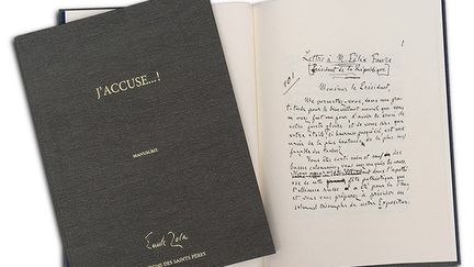 Le manuscrit du J'accuse d'Emile Zola, édition Les Saints-Pères
