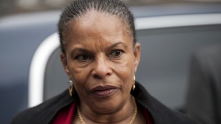 La ministre de la Justice Christiane Taubira au tribunal correctionnel pour mineurs le 20 mai 2012 &agrave; Paris. (FRED DUFOUR / AFP)