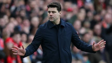 Mauricio Pochettino, le 25 février 2024. (ADRIAN DENNIS / AFP)