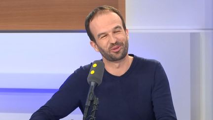 Manuel Bombard, député européen LFI, était l'invité de franceinfo le jeudi 24 octobre. (FRANCEINFO / RADIO FRANCE)