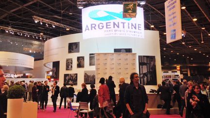 Le pavillon de l'Argentine au Salon du Livre 2014.
 (Culturebox)