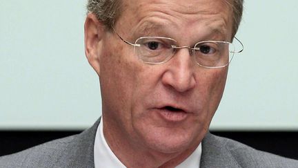 Antonio Borges, ancien directeur du d&eacute;partement Europe du FMI, le 5 octobre 2011 &agrave; Bruxelles (Belgique). (YVES LOGGHE / AP / SIPA)