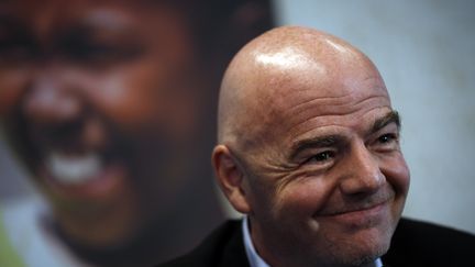 Gianni Infantino pas inquiet pour les finances de la FIFA (ADRIAN DENNIS / AFP)