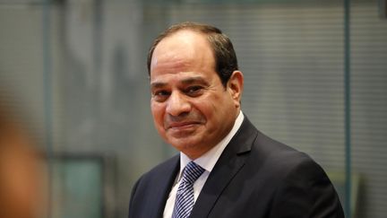 Le président égyptien Abdel Fattah al-Sissi au Bundestag, le 18 novembre 2019 à Berlin. (ODD ANDERSEN / AFP)