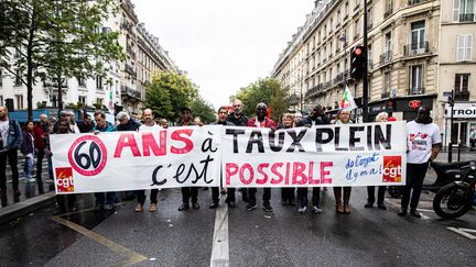 Manifestation conre la réforme des retraites le 24 septembre 2019 à Paris. (MAXPPP)