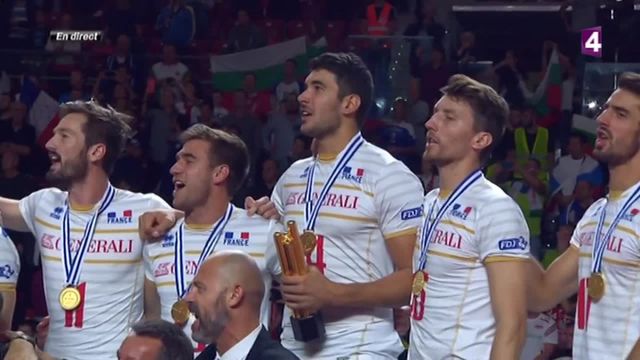 Euro de volley : "La Marseillaise" pour les Bleus