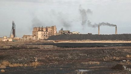 La mine de charbon de Kostenko, à Karaganda (Kazakhstan), le 28 octobre 2023. (AFP)