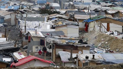 Un camp de Roms à Pierrefitte-sur-Seine (Seine-Saint-Denis), le 6 juillet 2017. (GODONG)